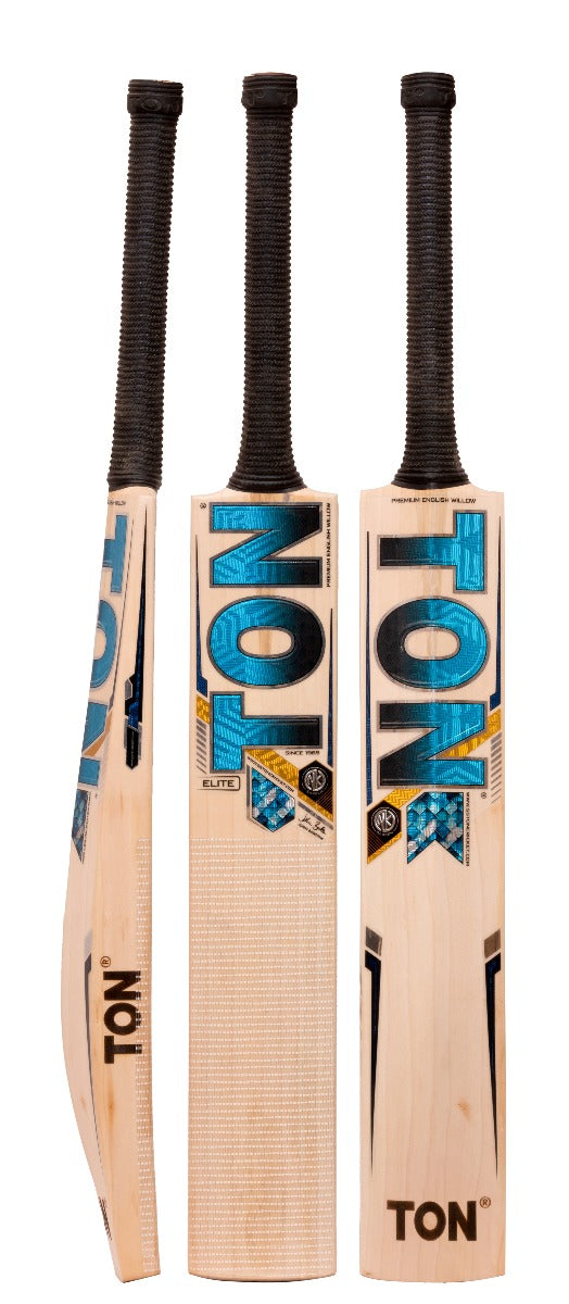 (GENUINE SS TON RANGE) Ton Elite English Willow Cricket Bat-SH (Size 6)